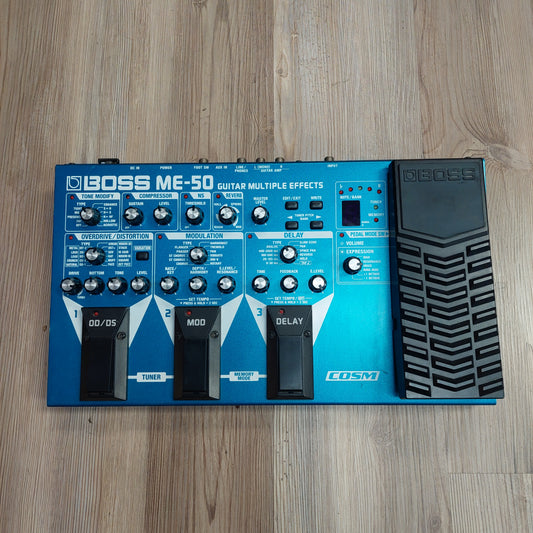 BOSS ME-50 Electric Guitar Multiple Effects Pedal (USED) "No Power Supply" SN# 21HT39329