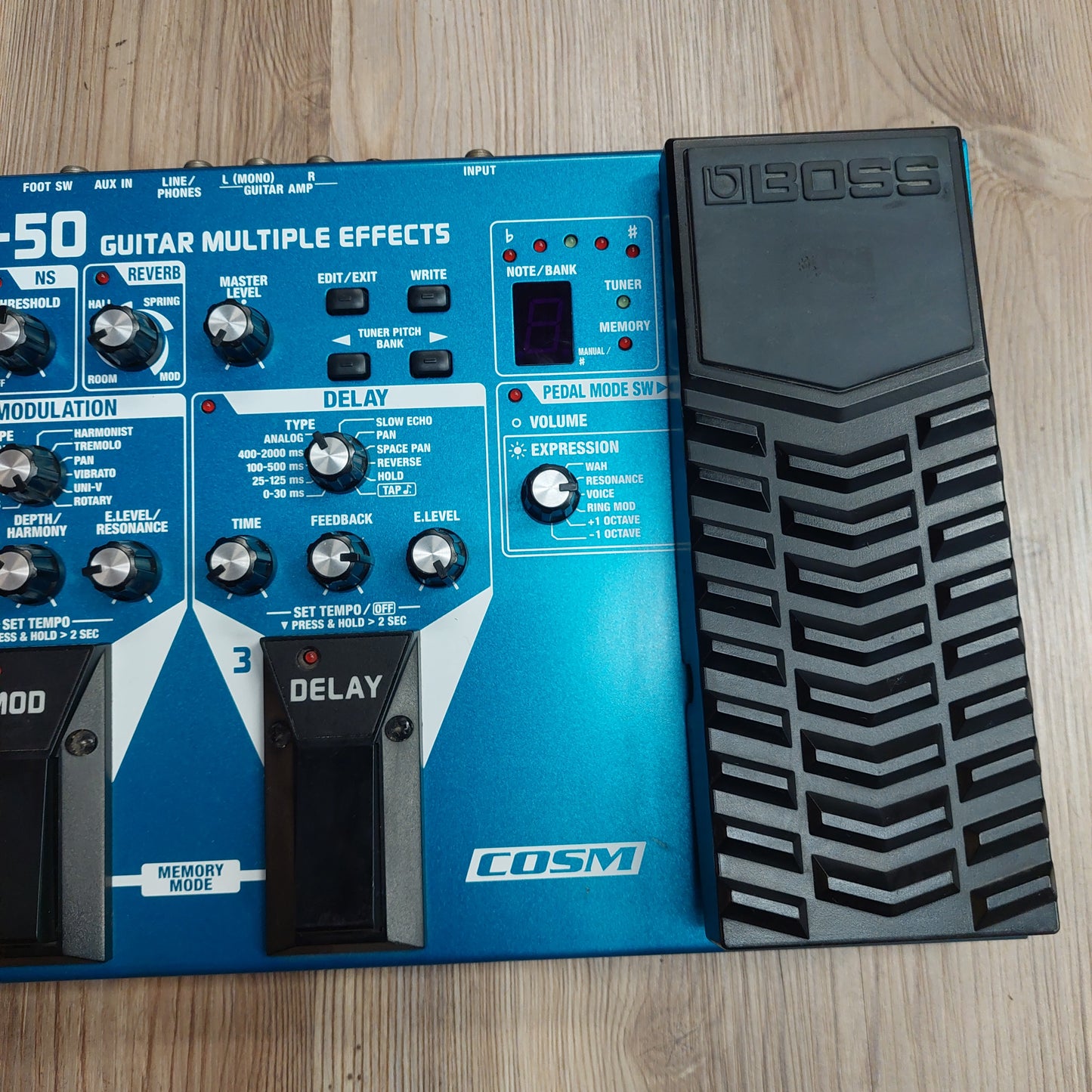 BOSS ME-50 Electric Guitar Multiple Effects Pedal (USED) "No Power Supply" SN# 21HT39329