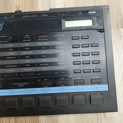 KORG DDD-5 Dynamic Digital Drums Machine w/ Radio Shack 9V Power Supply, Extra Plate, & Memory Card (USED) "Made In Japan" SN# 010150