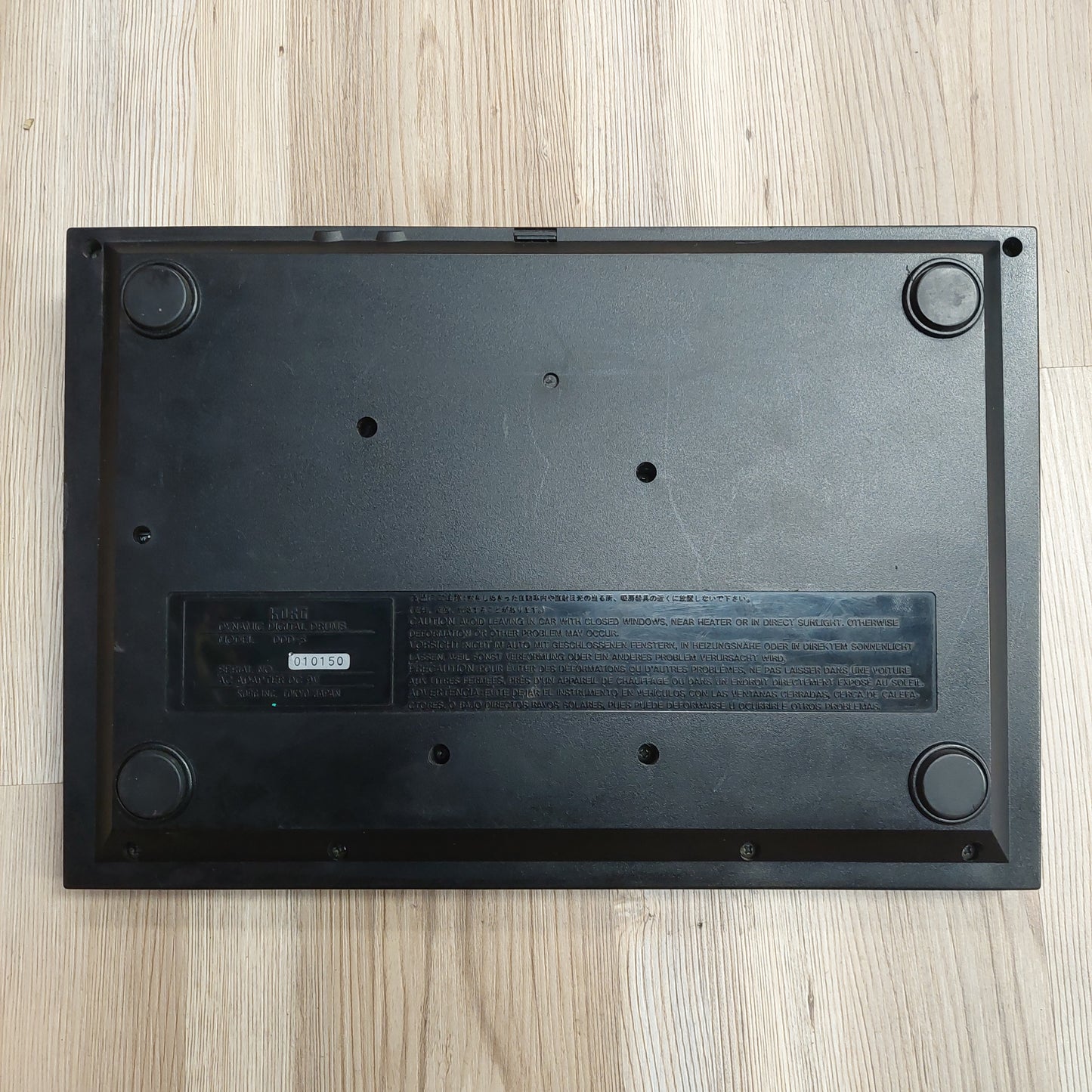 KORG DDD-5 Dynamic Digital Drums Machine w/ Radio Shack 9V Power Supply, Extra Plate, & Memory Card (USED) "Made In Japan" SN# 010150