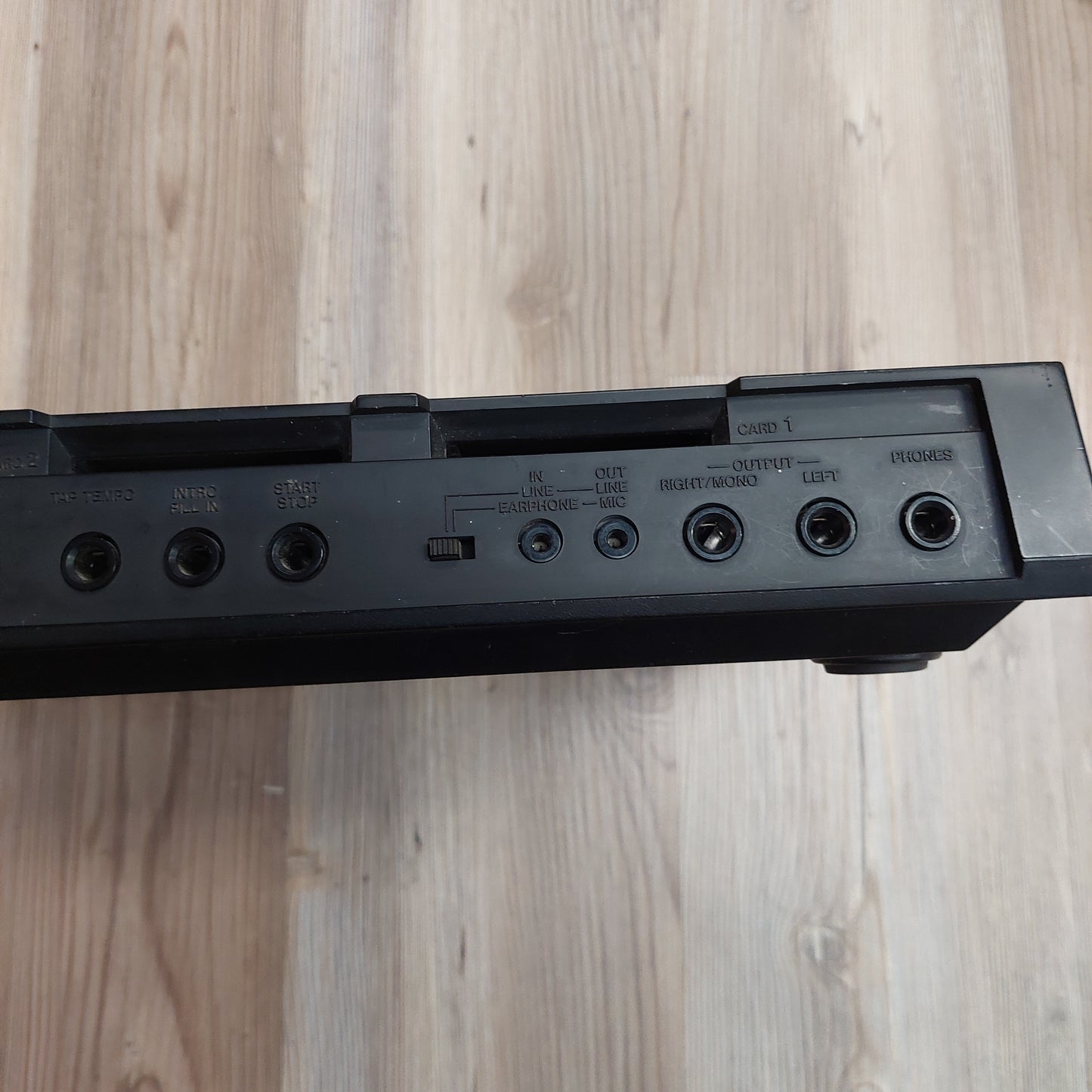 KORG DDD-5 Dynamic Digital Drums Machine w/ Radio Shack 9V Power Supply, Extra Plate, & Memory Card (USED) "Made In Japan" SN# 010150