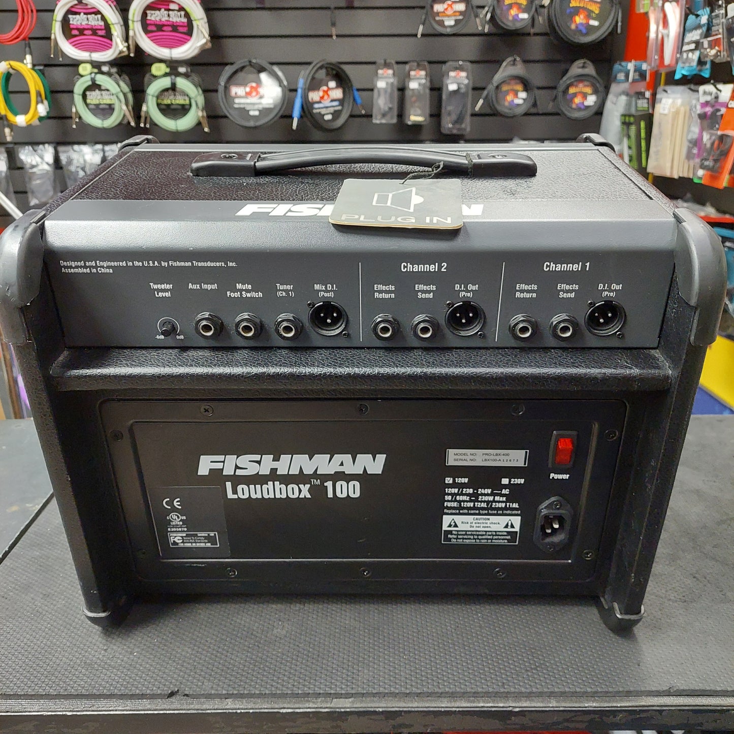 Fishman Loudbox 100 PRO-LBX-400 Acoustic Instrument Amplifier (USED) SN# LBX100-A12673