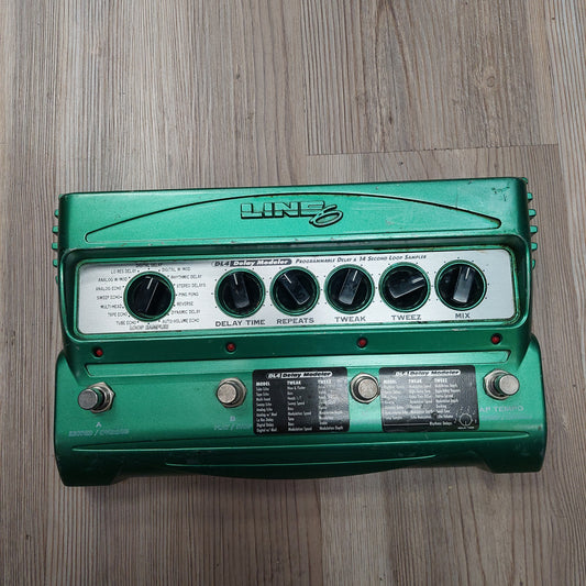 Line 6 DL4 Delay Effects Pedal - Green (USED) SN# 21DLM0C5035001167
