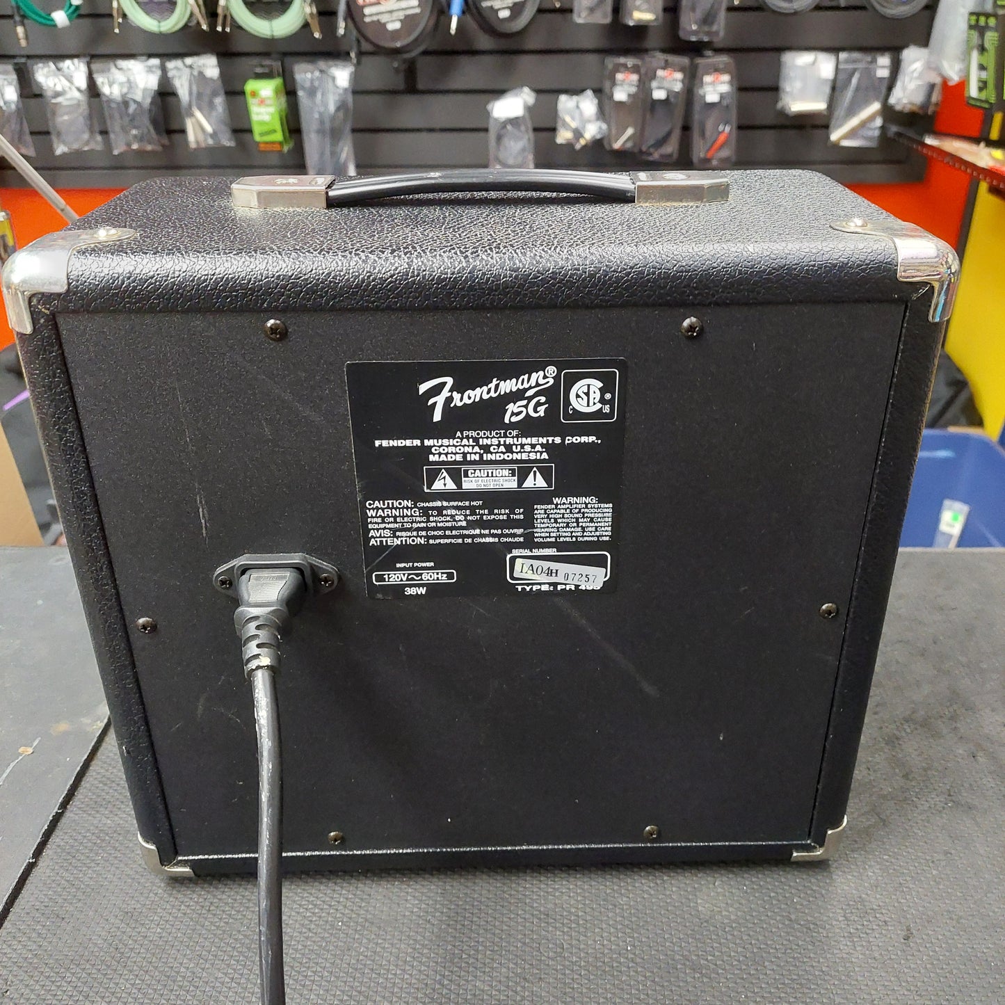 Fender Frontman 15G 15-Watt 1x8" Guitar Amplifier (USED) SN# IAO4H07257