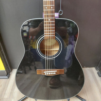1998 Yamaha F335 BL 6-String Acoustic Guitar - Black Gloss SN# OMO244416