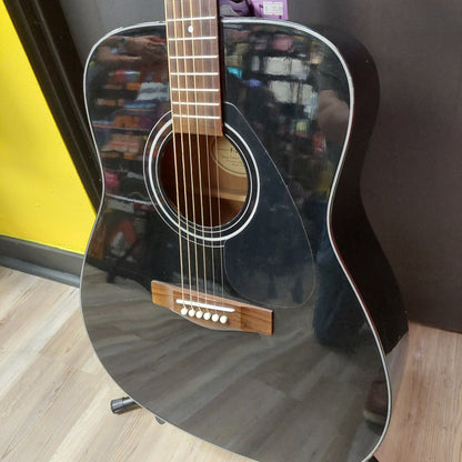 1998 Yamaha F335 BL 6-String Acoustic Guitar - Black Gloss SN# OMO244416