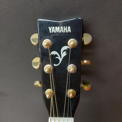 1998 Yamaha F335 BL 6-String Acoustic Guitar - Black Gloss SN# OMO244416