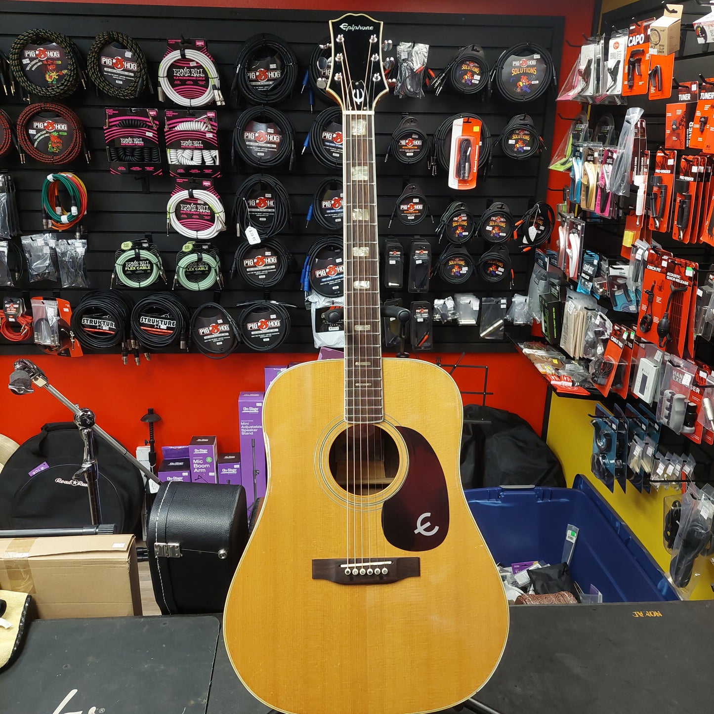 1970's Epiphone FT-550 Acoustic Guitar - Natural "Made In Japan" SN# 10333571 "Sold As Is"