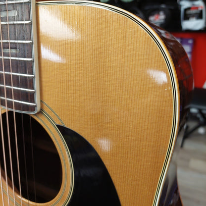 1970's Epiphone FT-550 Acoustic Guitar - Natural "Made In Japan" SN# 10333571 "Sold As Is"