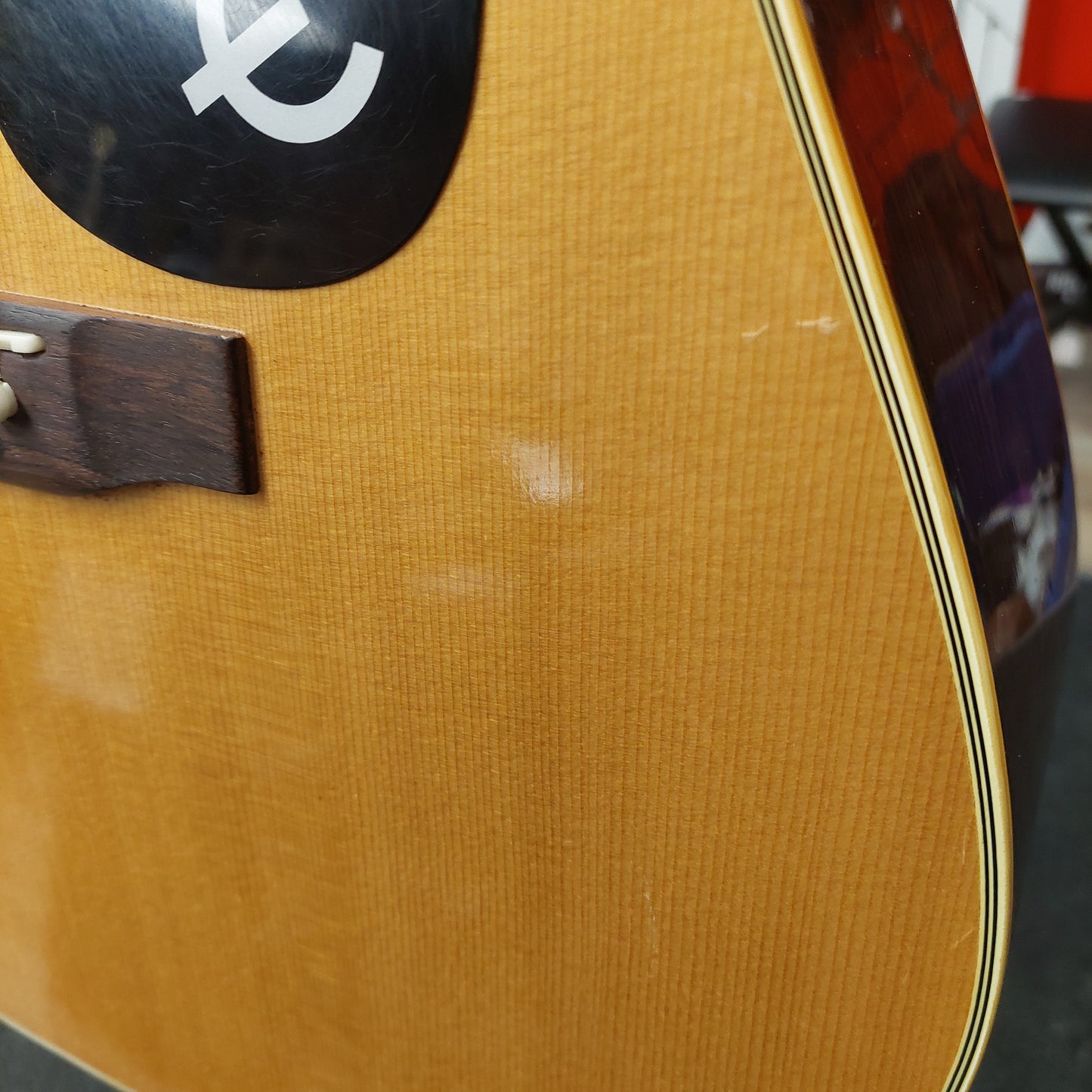 1970's Epiphone FT-550 Acoustic Guitar - Natural "Made In Japan" SN# 10333571 "Sold As Is"