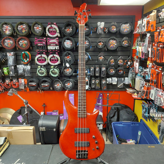 1990's Pedulla 4-String Thunderbolt Bass - Red w/ Pedulla Hard Case SN# T-4356 "Made In USA"