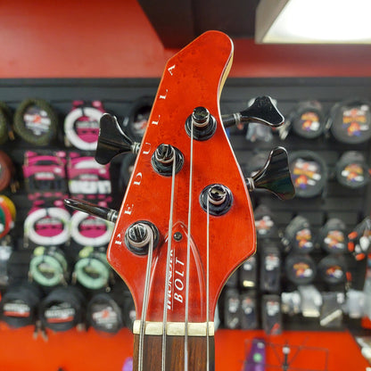 1990's Pedulla 4-String Thunderbolt Bass - Red w/ Pedulla Hard Case SN# T-4356 "Made In USA"