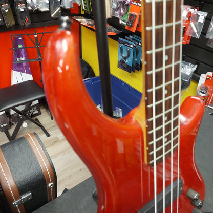 1990's Pedulla 4-String Thunderbolt Bass - Red w/ Pedulla Hard Case SN# T-4356 "Made In USA"