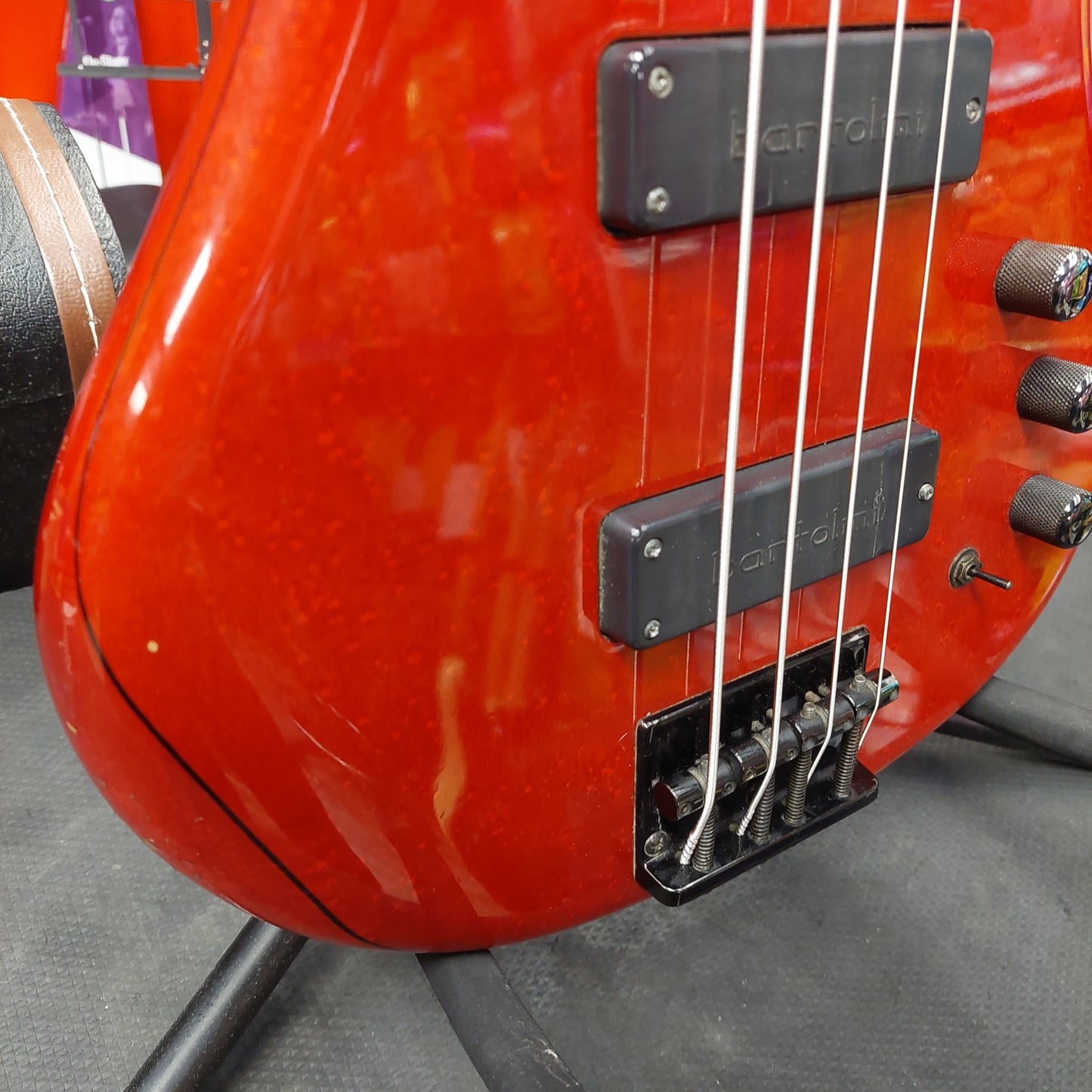 1990's Pedulla 4-String Thunderbolt Bass - Red w/ Pedulla Hard Case SN# T-4356 "Made In USA"