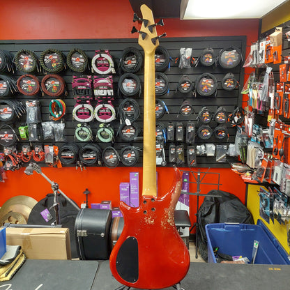 1990's Pedulla 4-String Thunderbolt Bass - Red w/ Pedulla Hard Case SN# T-4356 "Made In USA"