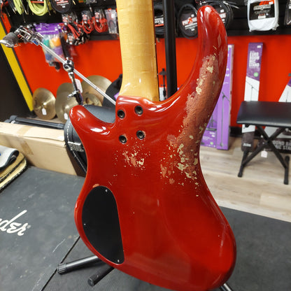 1990's Pedulla 4-String Thunderbolt Bass - Red w/ Pedulla Hard Case SN# T-4356 "Made In USA"