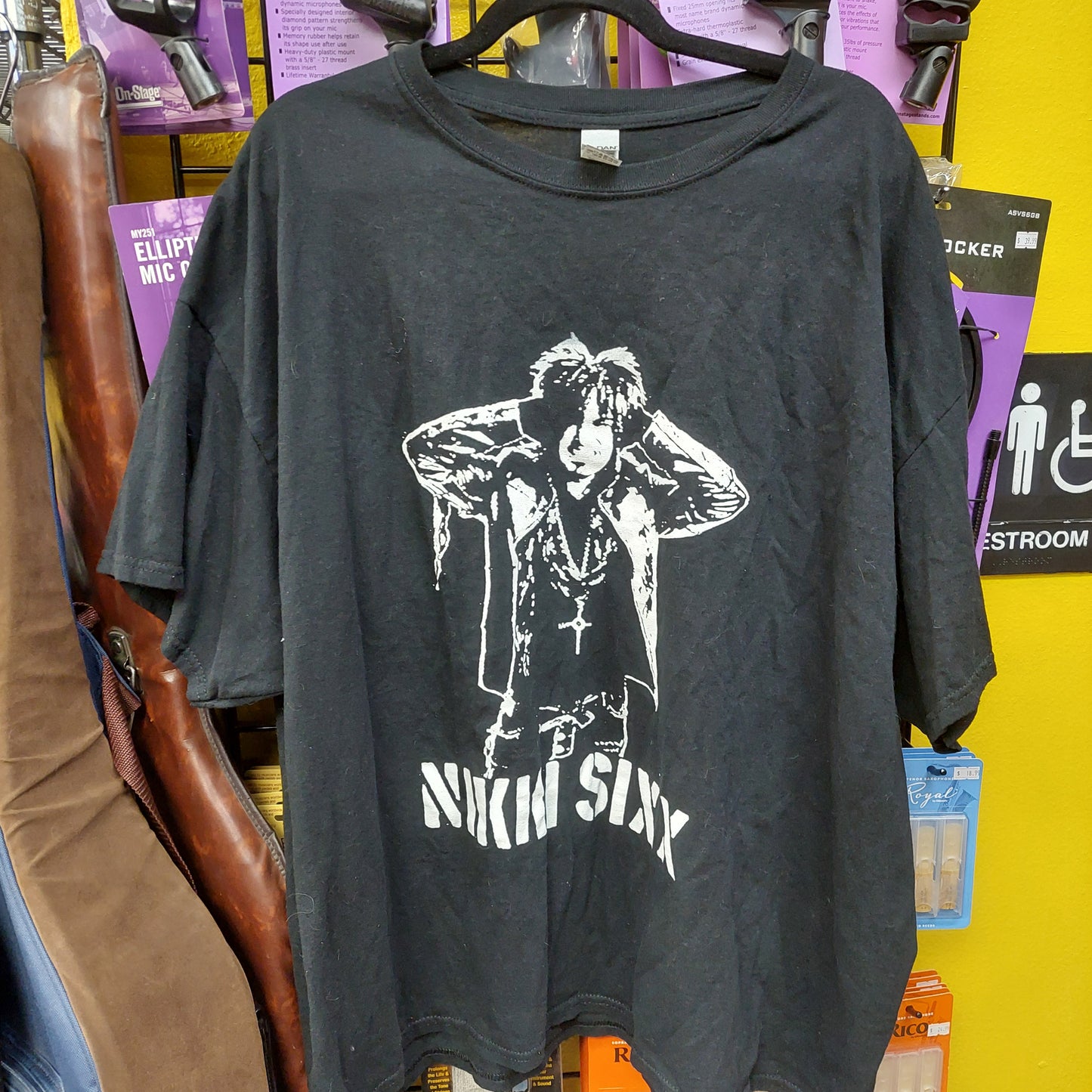 NIKKI SIXX T-Shirt - Black - Gildan - 3XL (USED)