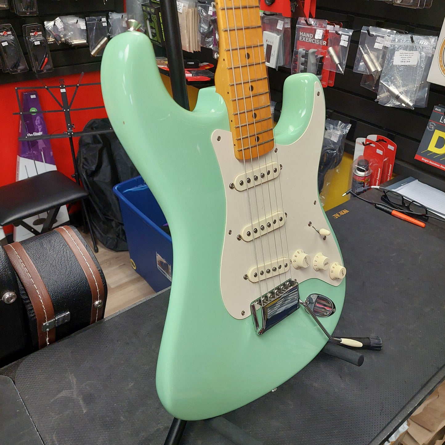 2011 Fender American Vintage Reissue ‘57 Stratocaster Guitar - Surf Green w/ Fender G&G Tweed Hard Case "Made In USA" SN# V196668