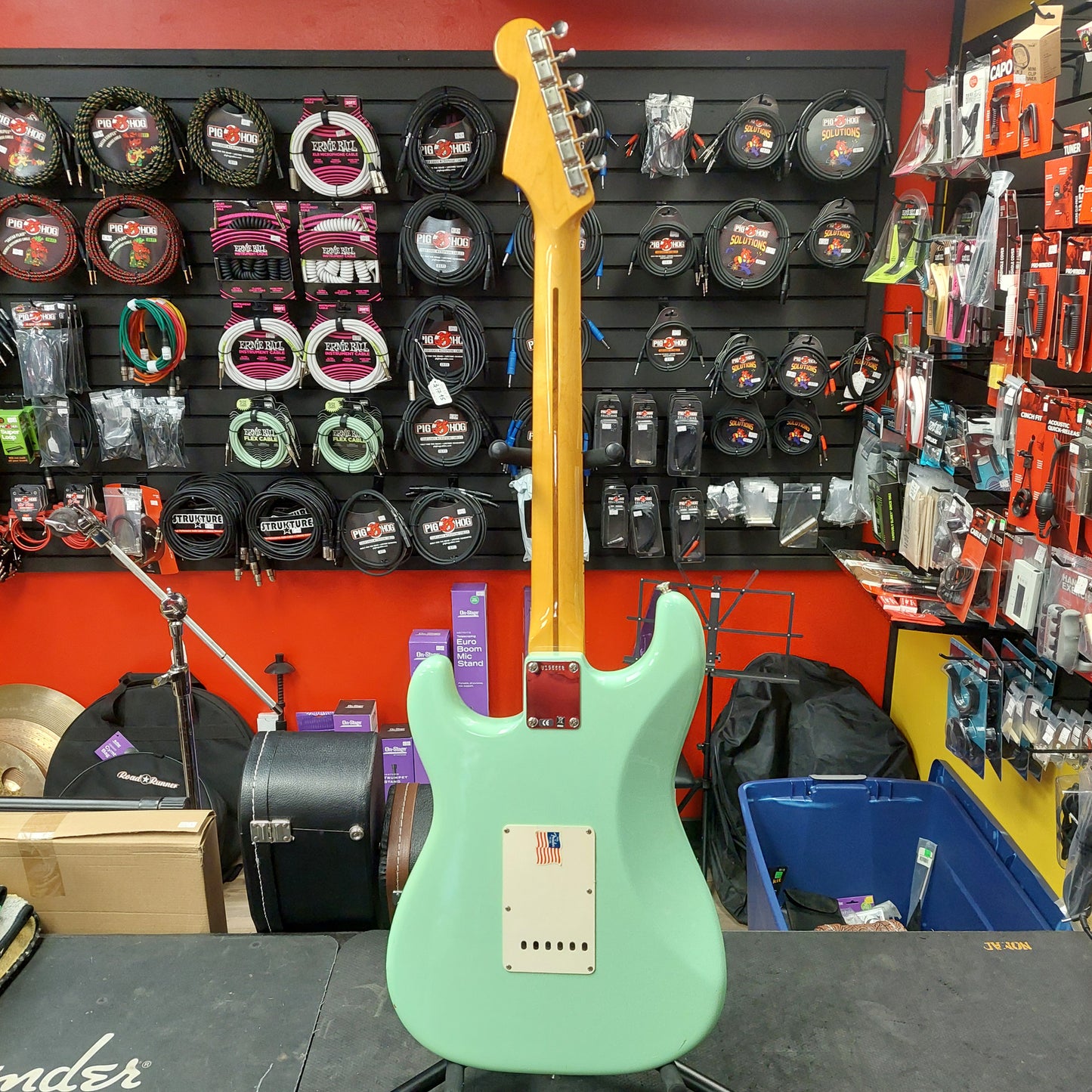 2011 Fender American Vintage Reissue ‘57 Stratocaster Guitar - Surf Green w/ Fender G&G Tweed Hard Case "Made In USA" SN# V196668