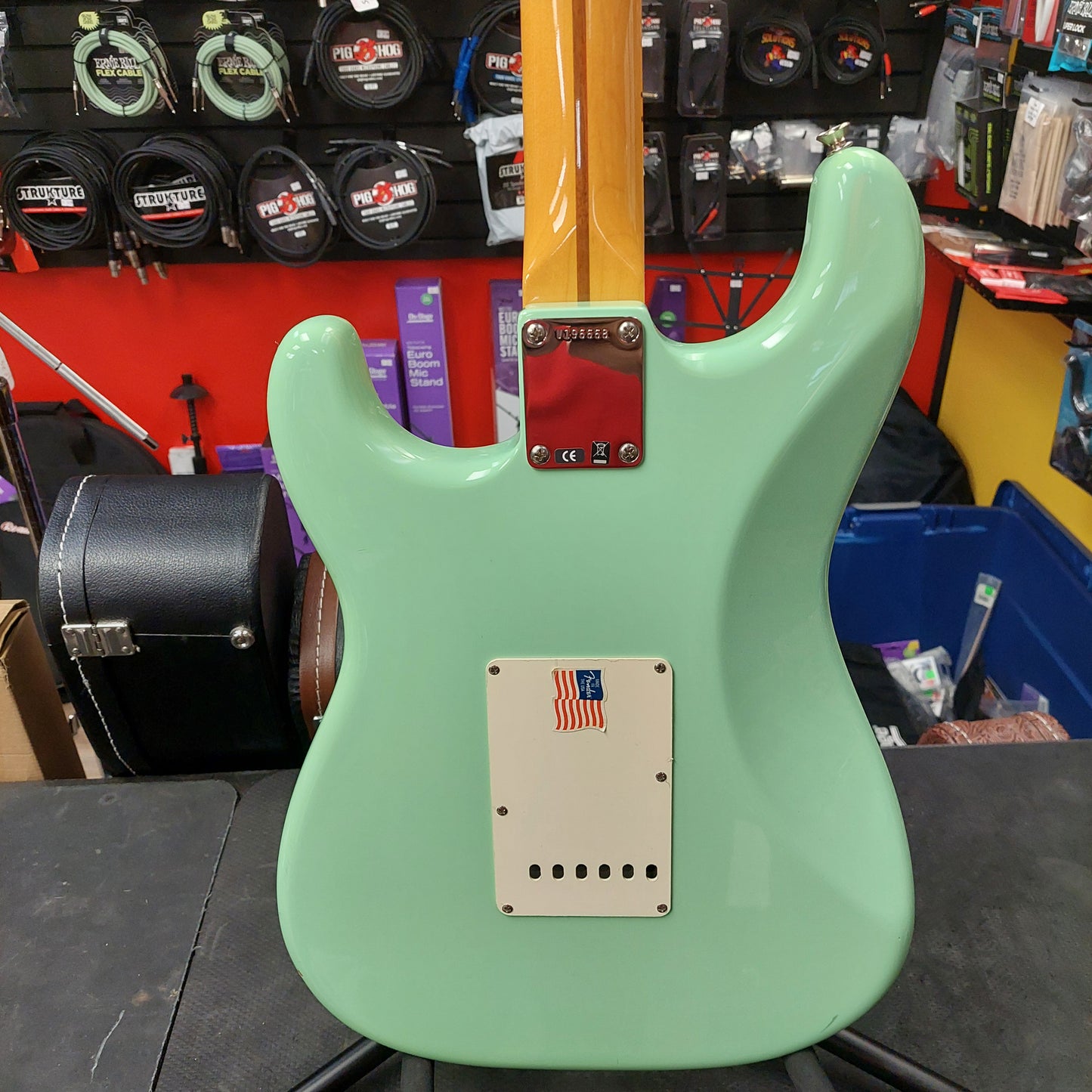 2011 Fender American Vintage Reissue ‘57 Stratocaster Guitar - Surf Green w/ Fender G&G Tweed Hard Case "Made In USA" SN# V196668