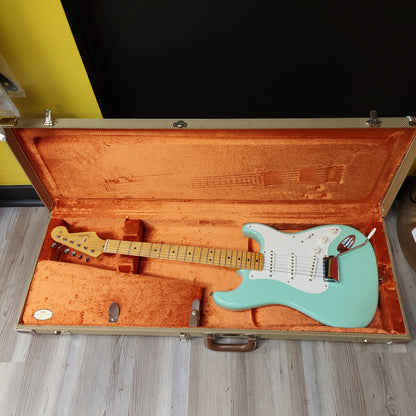 2011 Fender American Vintage Reissue ‘57 Stratocaster Guitar - Surf Green w/ Fender G&G Tweed Hard Case "Made In USA" SN# V196668
