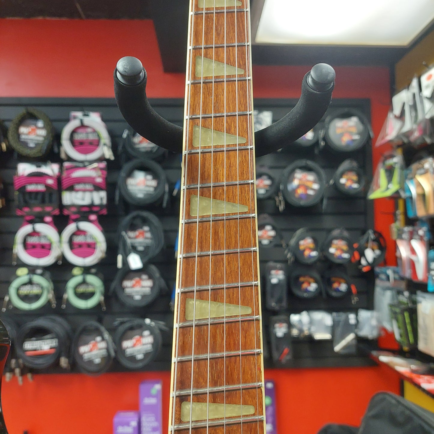 1975 Rickenbacker 481 Slant Fret Electric Guitar - Jetglo Black (USED) "Made In USA" SN# 3996