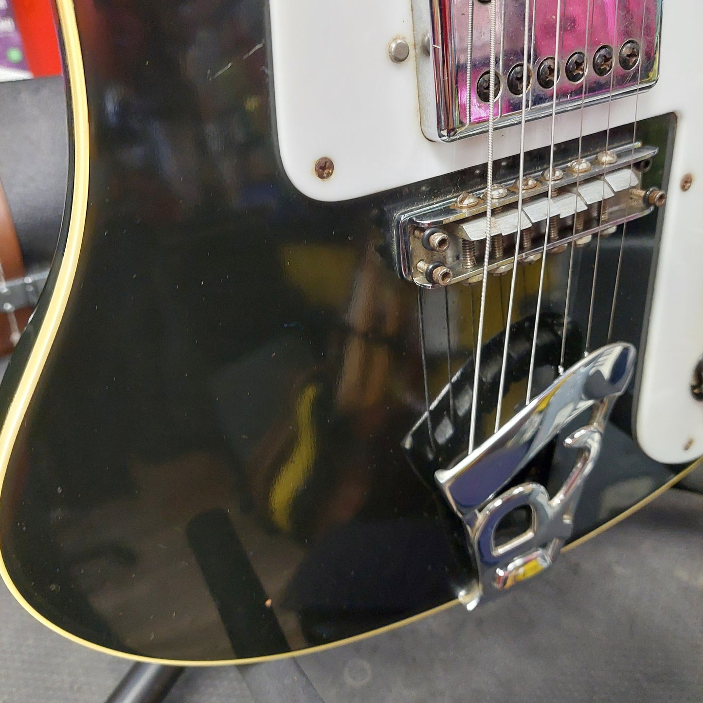 1975 Rickenbacker 481 Slant Fret Electric Guitar - Jetglo Black (USED) "Made In USA" SN# 3996