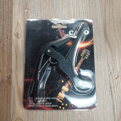 JH Guitar Capo For 6-String Guitar - Black