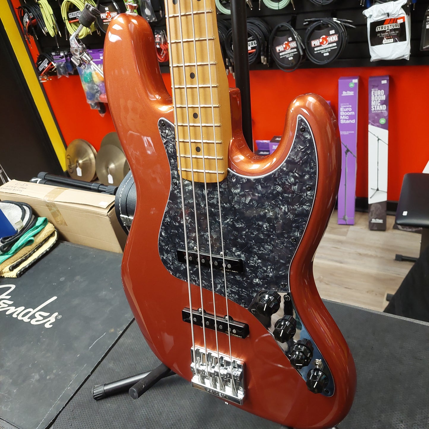 2022 Fender Player Plus Jazz Bass - Aged Candy Apple "Made In Mexico" SN# MX22112779 "Sold As Is"