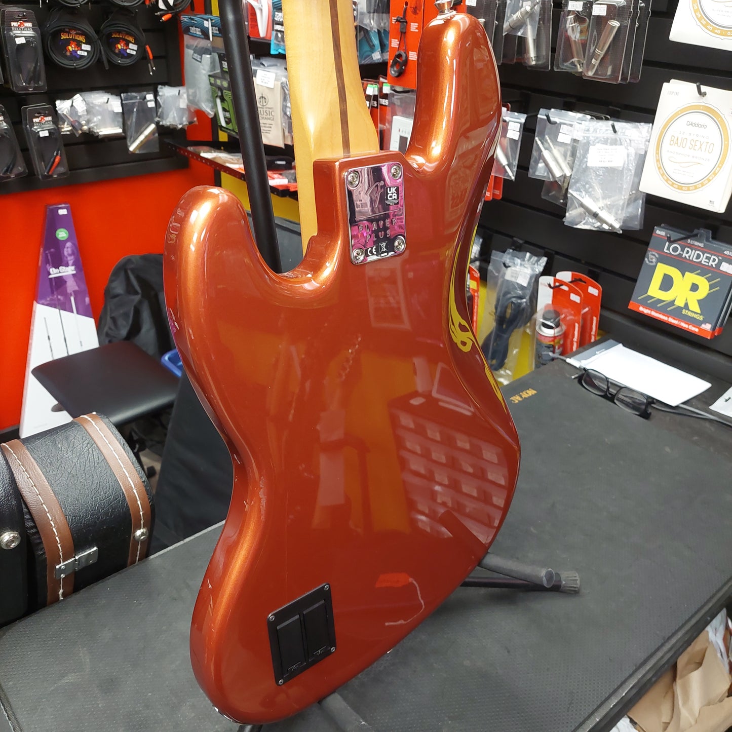 2022 Fender Player Plus Jazz Bass - Aged Candy Apple "Made In Mexico" SN# MX22112779 "Sold As Is"