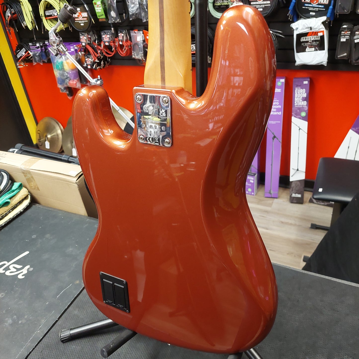 2022 Fender Player Plus Jazz Bass - Aged Candy Apple "Made In Mexico" SN# MX22112779 "Sold As Is"