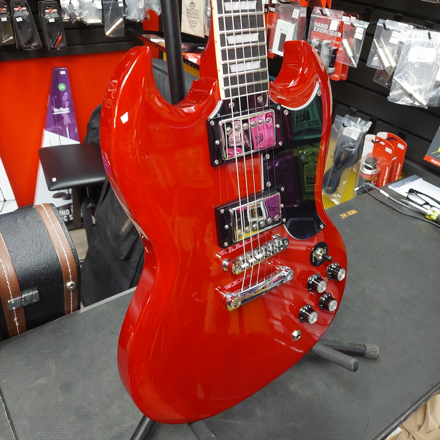 Jacobs SG Style Electric Guitar - Red (USED) "Made In USA" SN# 01082024