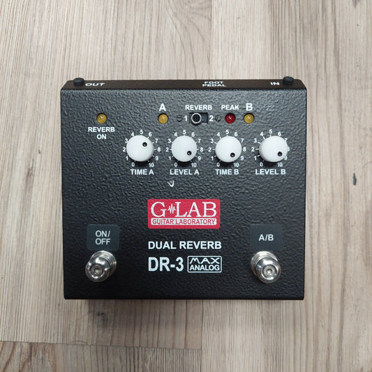 G-LAB DR-3 Dual Reverb Pedal (USED) No Power Supply "Made In Poland"