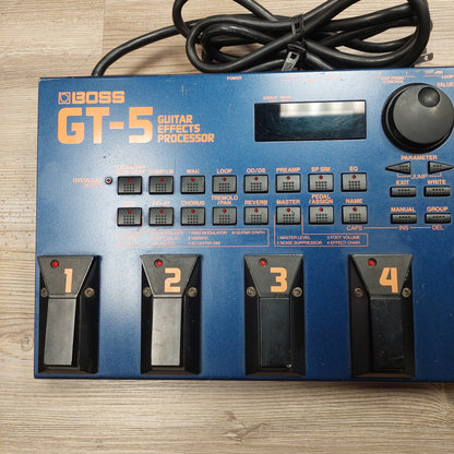Boss GT-5 Multi Effects Guitar Processor Pedal (USED) "Made In Japan" SN# CM57497