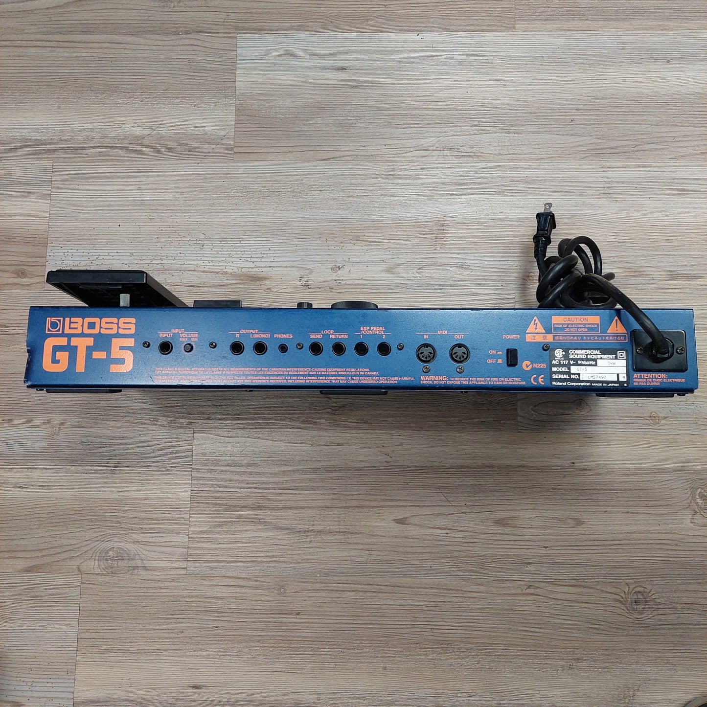 Boss GT-5 Multi Effects Guitar Processor Pedal (USED) "Made In Japan" SN# CM57497