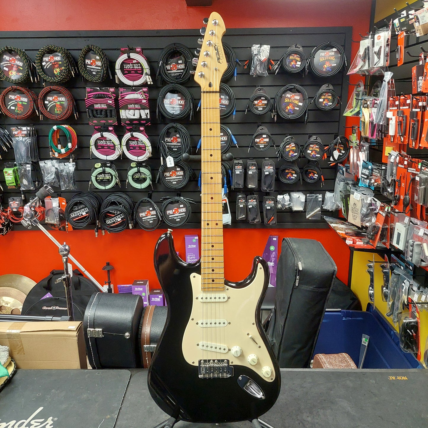 1990's Peavey Predator SSS Electric Guitar - Black SN# 07622916 "Made In USA"