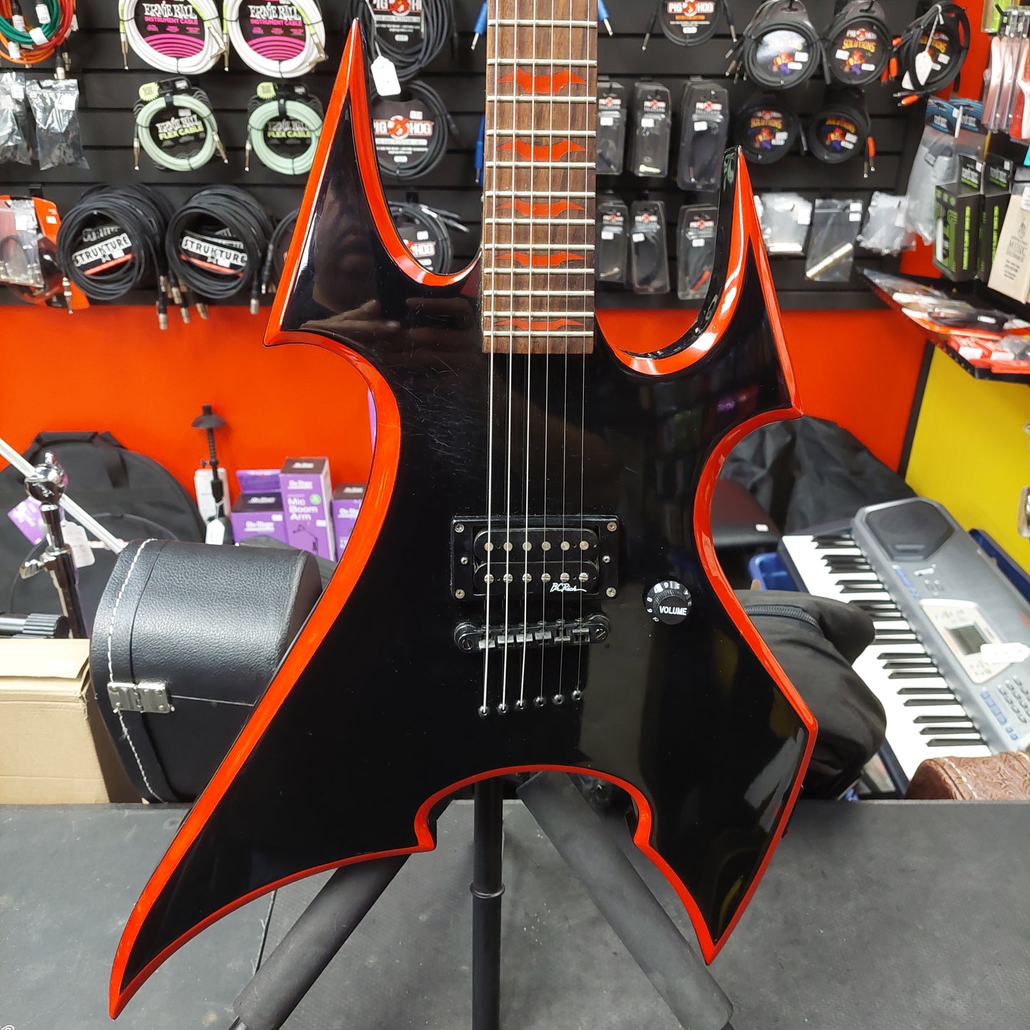 2008 BC Rich Avenge Beast Electric Guitar - Black & Red "Made In Korea" SN# A01082176