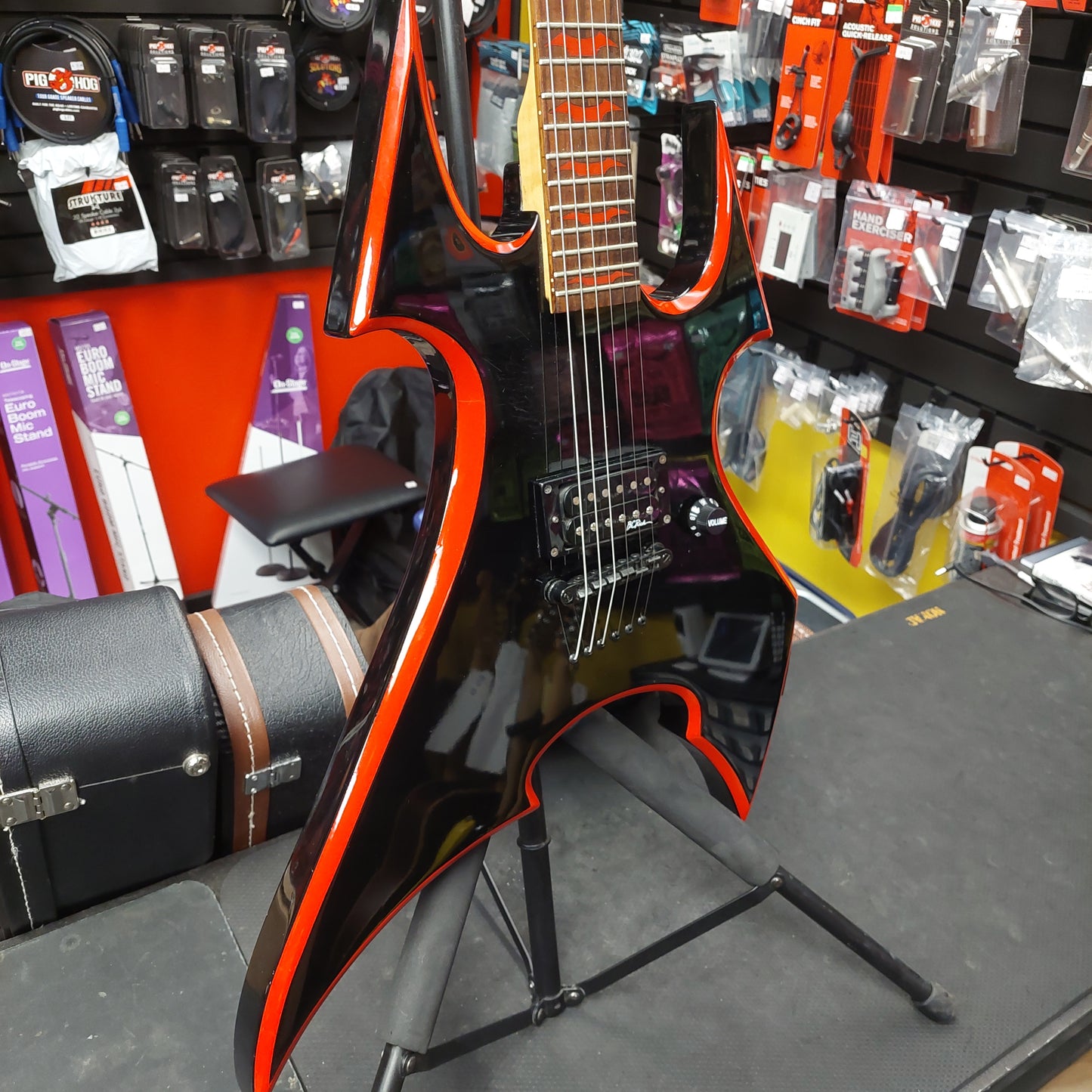 2008 BC Rich Avenge Beast Electric Guitar - Black & Red "Made In Korea" SN# A01082176