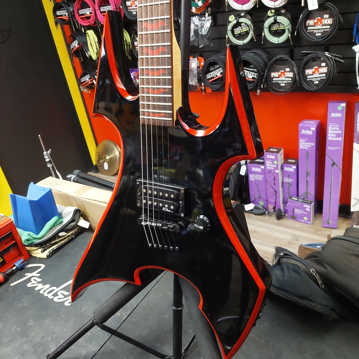 2008 BC Rich Avenge Beast Electric Guitar - Black & Red "Made In Korea" SN# A01082176
