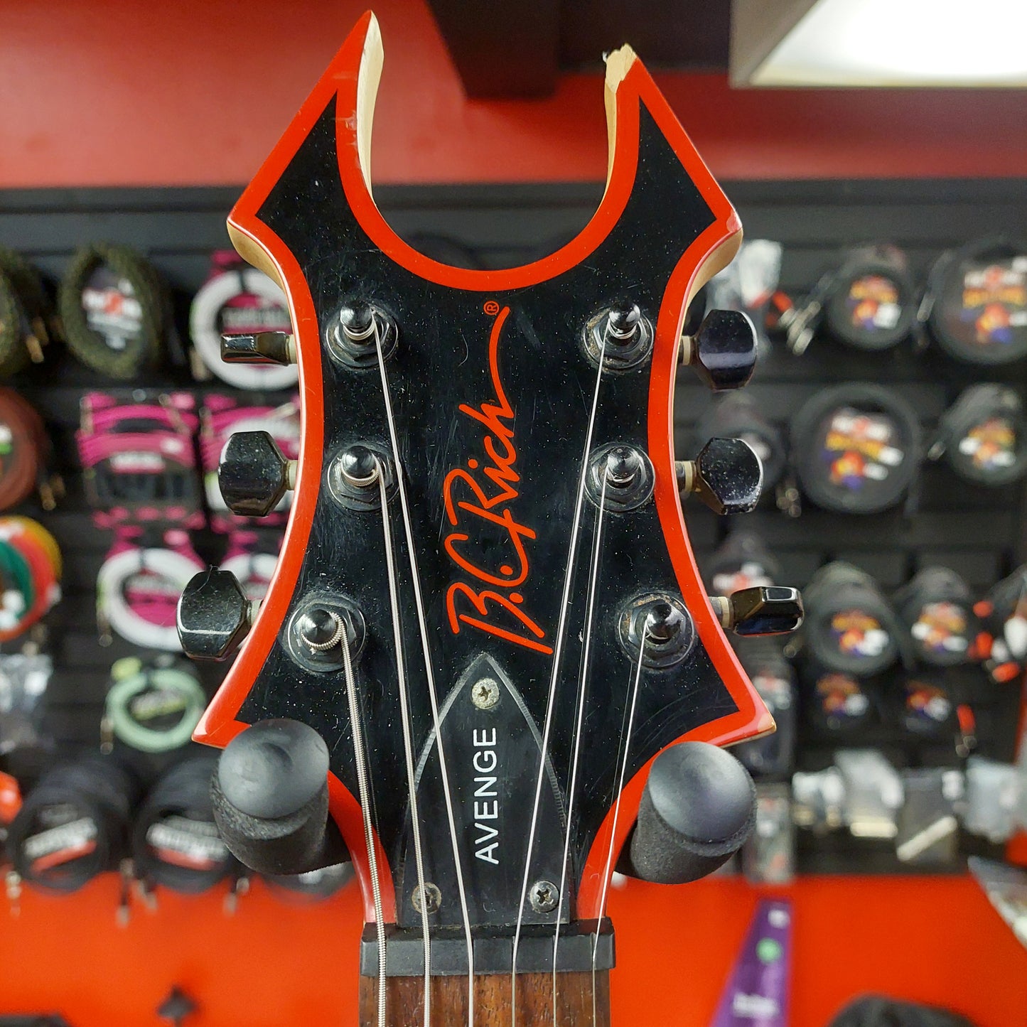 2008 BC Rich Avenge Beast Electric Guitar - Black & Red "Made In Korea" SN# A01082176