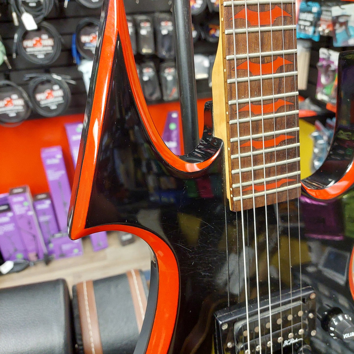 2008 BC Rich Avenge Beast Electric Guitar - Black & Red "Made In Korea" SN# A01082176