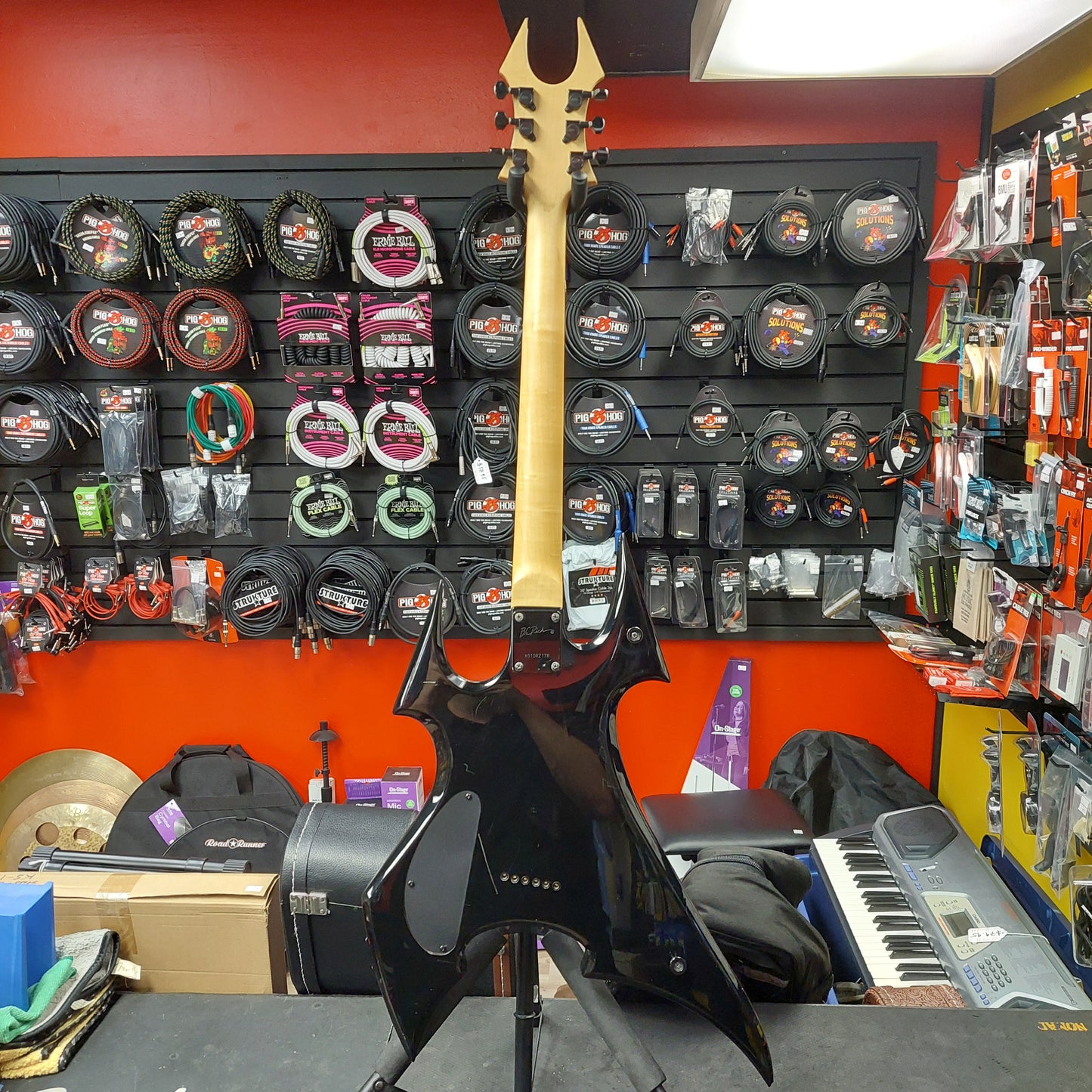 2008 BC Rich Avenge Beast Electric Guitar - Black & Red "Made In Korea" SN# A01082176