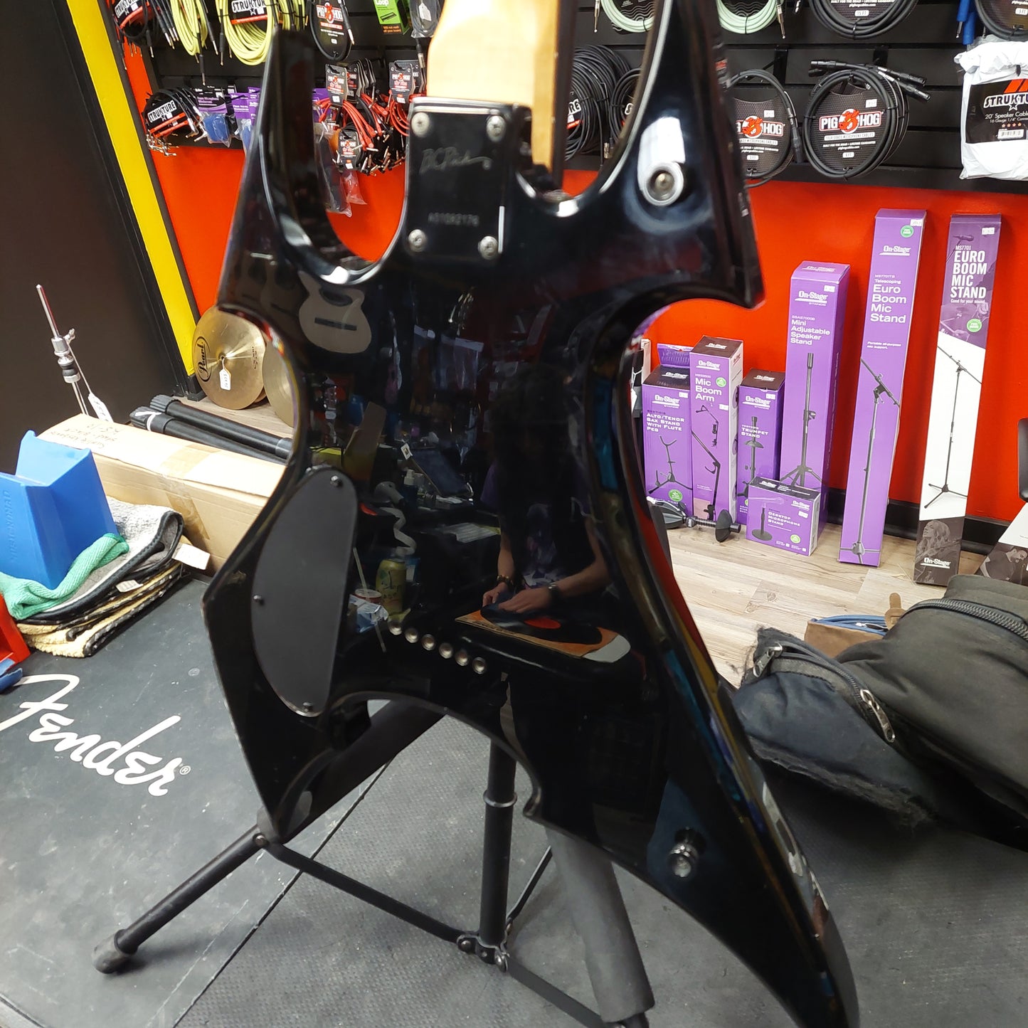 2008 BC Rich Avenge Beast Electric Guitar - Black & Red "Made In Korea" SN# A01082176
