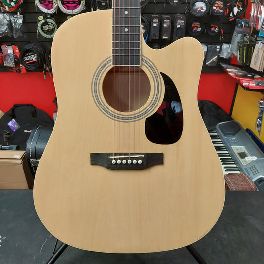 Dreadnought Cutaway Acoustic Guitar - Natural (USED)