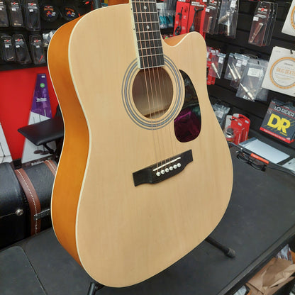 Dreadnought Cutaway Acoustic Guitar - Natural (USED)