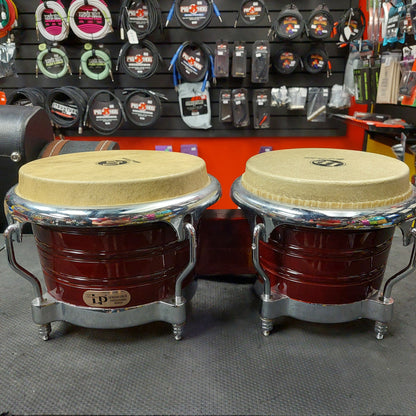 LP Generation LP201AX-2DW II Bongos - Wine Red w/ LP Gig Bag (USED)