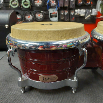 LP Generation LP201AX-2DW II Bongos - Wine Red w/ LP Gig Bag (USED)