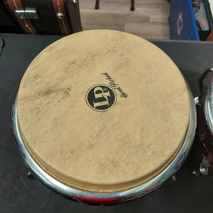 LP Generation LP201AX-2DW II Bongos - Wine Red w/ LP Gig Bag (USED)