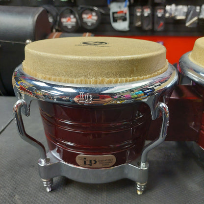 LP Generation LP201AX-2DW II Bongos - Wine Red w/ LP Gig Bag (USED)
