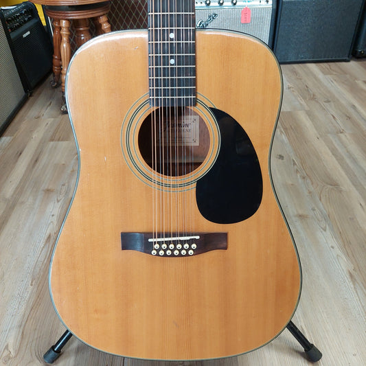 Jasmine by Takamine ES312 12-String Acoustic/Electric Guitar -Natural (USED) "Made In Korea"